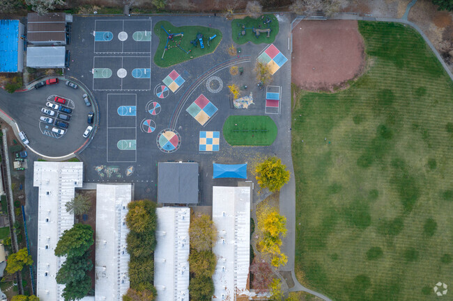 Buena Vista Elementary School has a great playground for the kids.