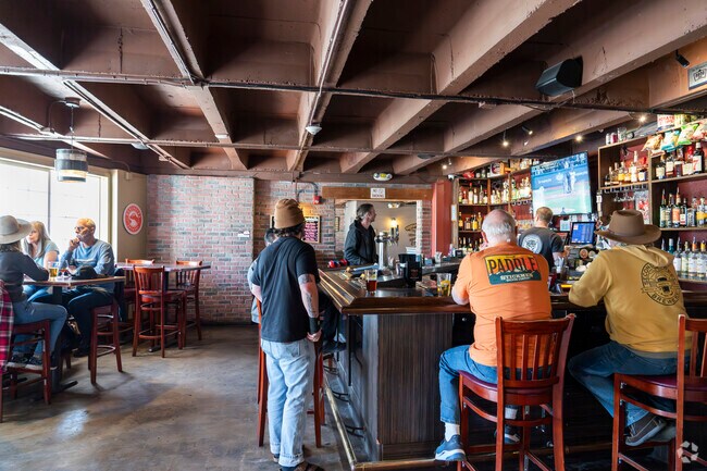 Sierra Tap House is a participant in the Reno Wine Walk and has local beers on top in Riverwalk.