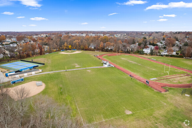 Rye Neck High School is conveniently located on Hornidge Road in Mamaroneck.