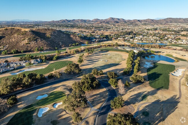 Practice your swing at the private Bear Creek Golf Club, near Wildomar.