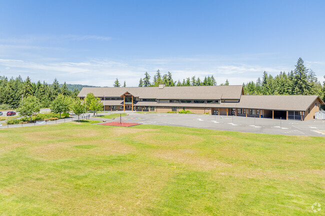 Hawk Elementary at Jackson Park has approximately 400 students.