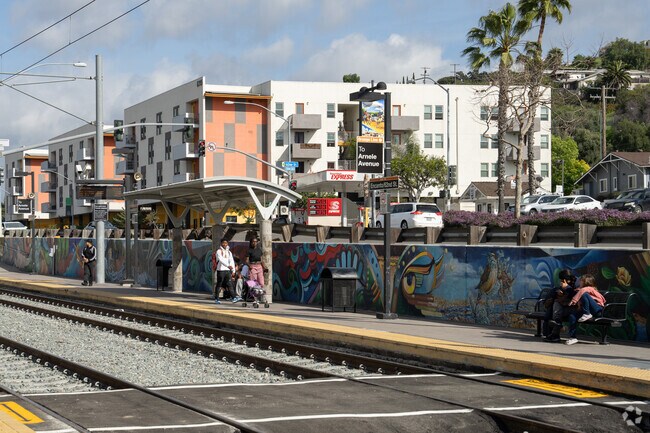 Beautiful artwork lines the city streets in some areas of Skyline.