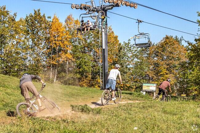 Mountain biking trails near Morgan Park are a popular outdoor activity.
