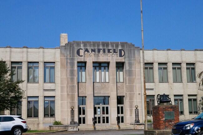 Canfield High School in Mahoning County.