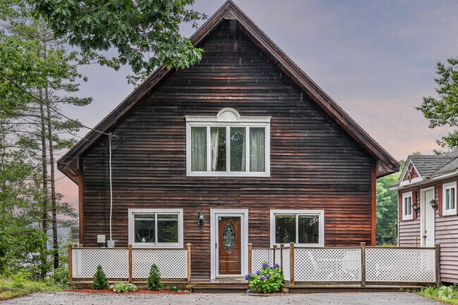 Homes in Meredith range in price and size but all have private driveways.