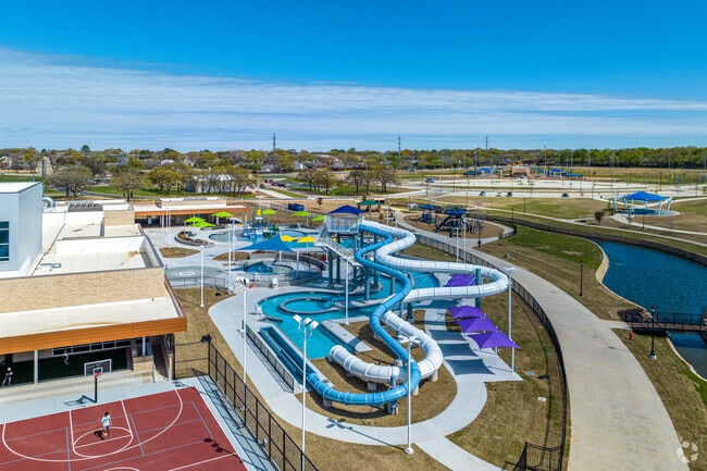 The Water Park in Bedford is a great way to cool off in the summer.