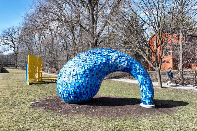 The Indianapolis Art Center has become a prominent institution near the Crows Nest neighborhood.