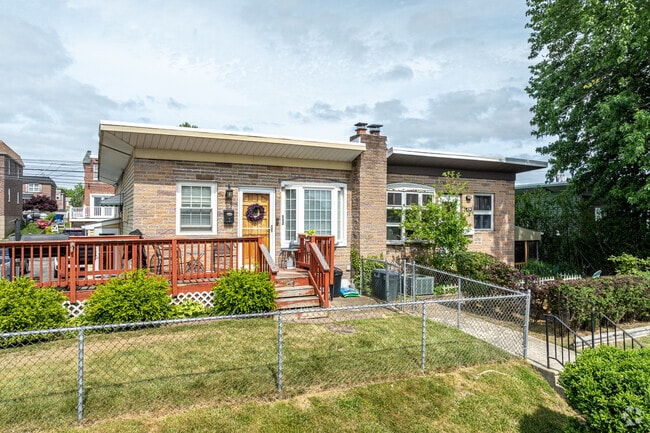 A common sight in Ridley Park is the single-story twin affectionately know as a flat top.