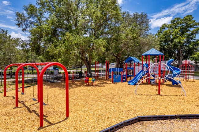 Lynch elementary school playground is open to students to enjoy.