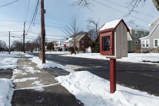 Neighborhood book exchanges add charm along New Scotland near Helderberg.