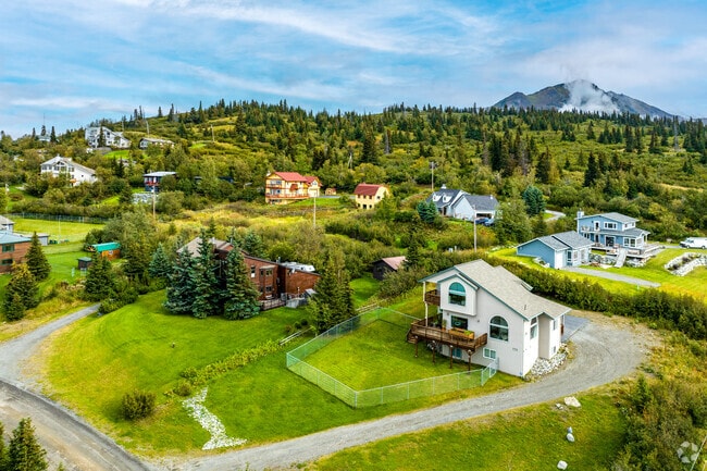 Hillside neighborhood in Anchorage embraces the moniker, The Last Frontier.