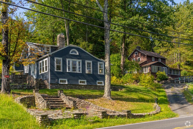 Cabin style homes and more can be found in Olive.