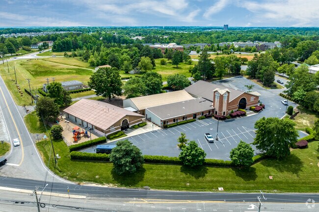 The campus to the South Charlotte Baptist Academy in Pineville, NC.