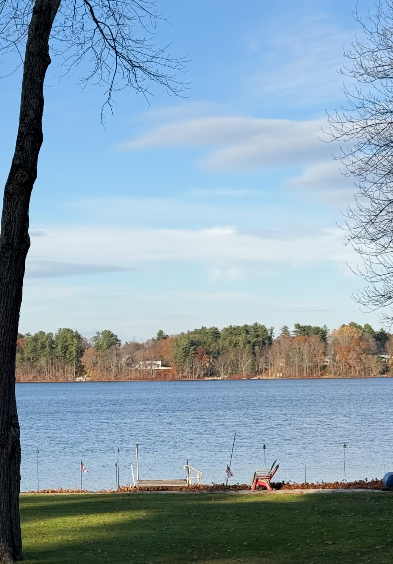 On lake Sabbatia with dock
