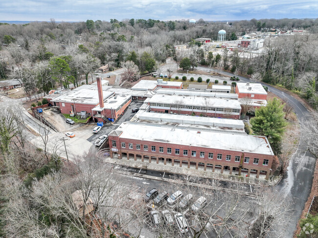 An aerial view of Beverly Hills STEM Elementary in Concord.