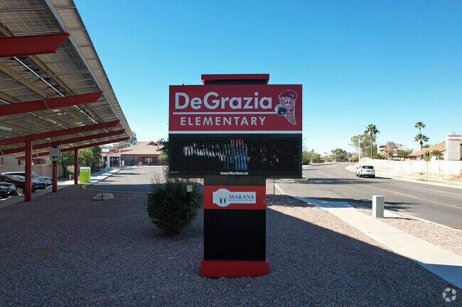 DeGrazia Elementary School is located off Overton Road.