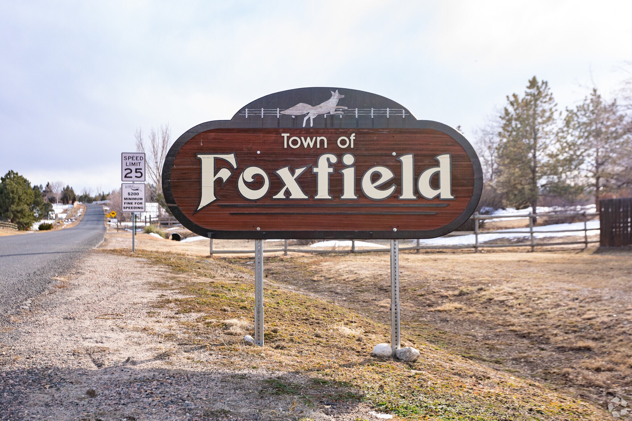 Foxfield sign.