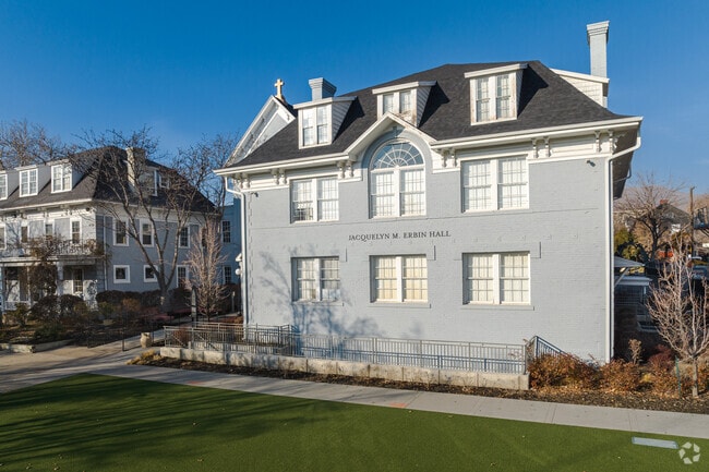 The Madeleine Choir School is located in a charming three story building.