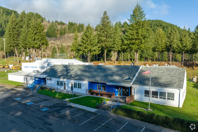 Mapleton Junior/Senior High School Is located east of Florence near the Oregon coast.