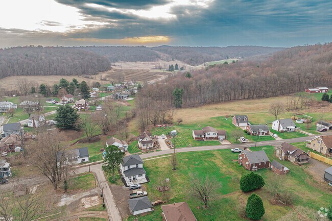 Waynesburg is a more rural, small town feel compared to the larger city.