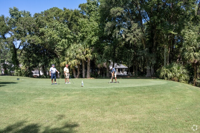 You can enjoy the Trent Jones Golf Course at Palmetto Dunes.