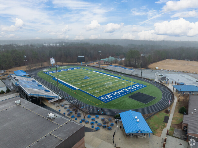 South Forsyth High School also has a large track and field.