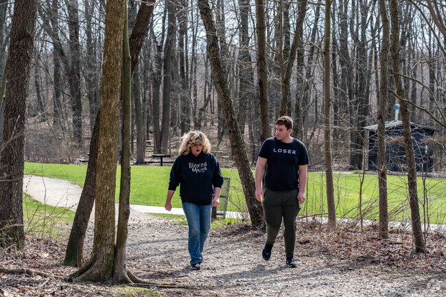 Doylestown residents enjoy the trails available at Silver Creek Metro Park.