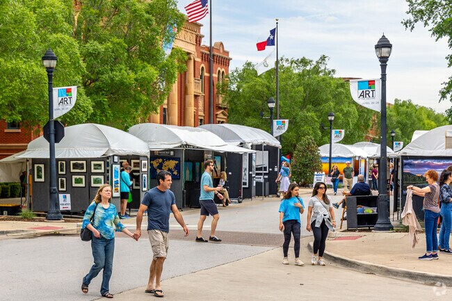 Art in the Square is attended by tens of thousands of visitors and over 150 artists each year.