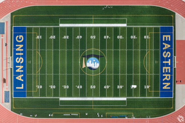 Eastern Lansing High School hosts athletic events throughout the year.