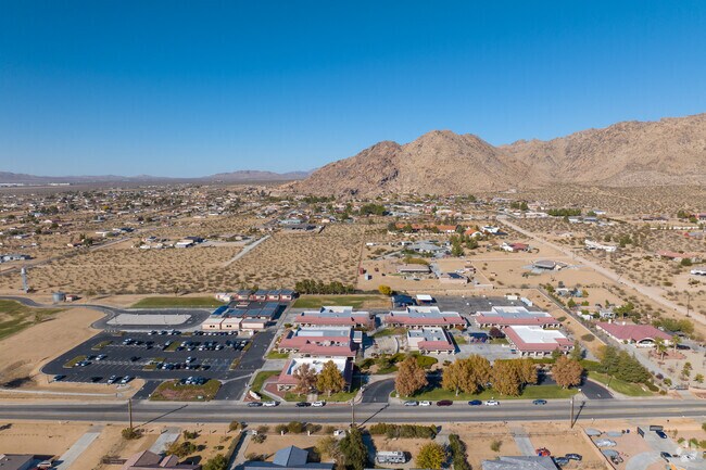 Sycamore Rocks Elementary offers a sprawling campus when viewed from above.