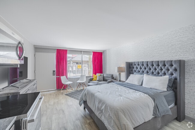 Studio - 364SF - Bedroom