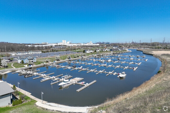 Marina Shores at Dunes Harbor is just across the street from the Ogden Dunes.