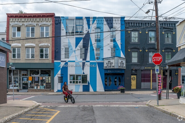 Residents of Wawarsing attend live performances at the Shadowland Stages theater on Canal St.