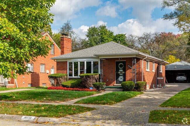 Bungalow style homes give Evergreen Lahser its warmth and charm.