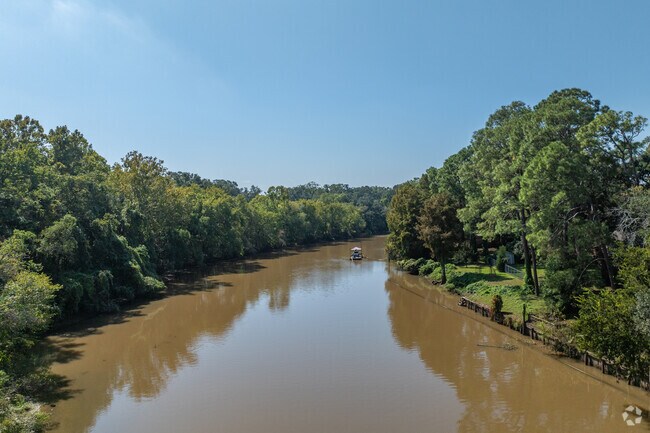 The Vermilion River runs through the Greenbriar Neighborhood.