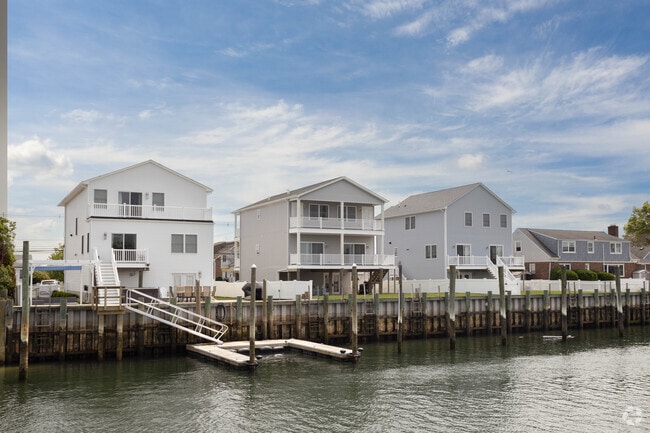 Waterfront homes with private docks in the backyard are highly sought after in Freeport.