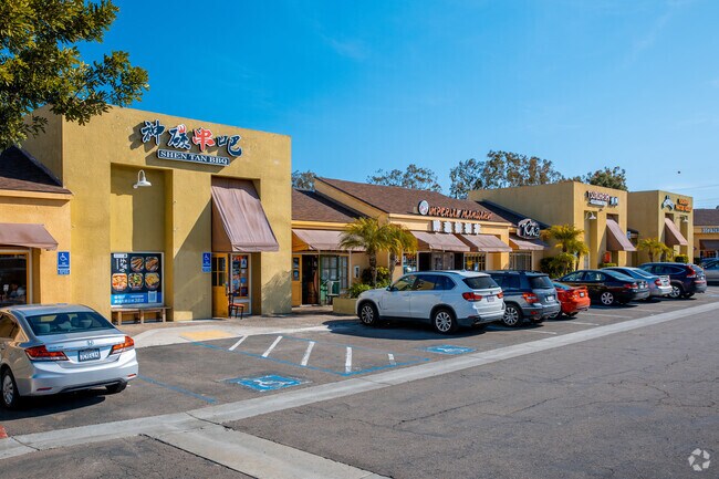 Convoy Asian cultural district just north of Birdland has a variety of food options.