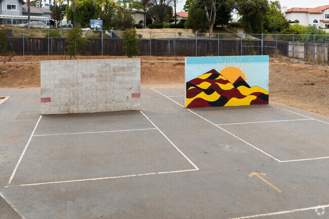 Art is dotted around Bernardo Elementary School in Escondido.