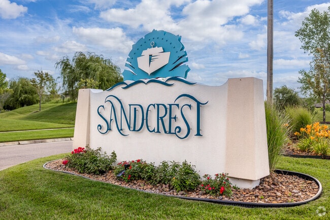 A plethora of custom-built homes  in the Sandcrest community have made this a residential oasis.