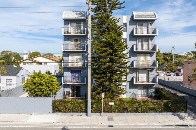 Affordable older condos line the Little Havana neighborhood.