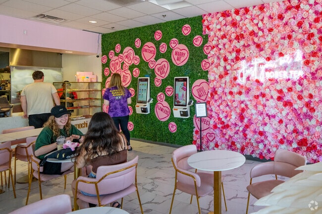 Bober is popular for their boba tea and mochi donuts.