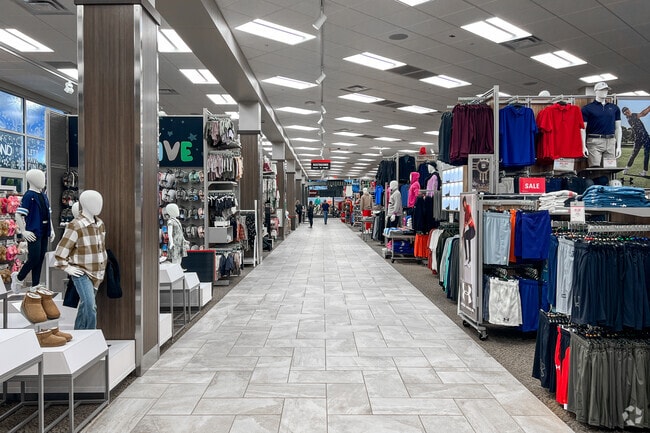 Scheels near Fabrique sells sports apparel and gear.