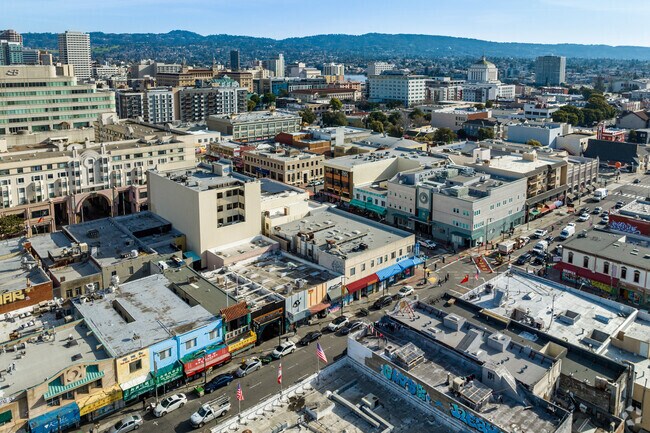 Overview of Chinatown located in Oakland, CA.