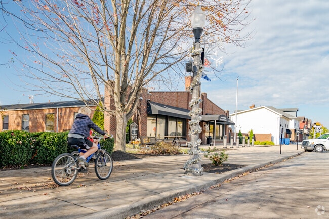 Take a bike ride around town and enjoy the scenic views.