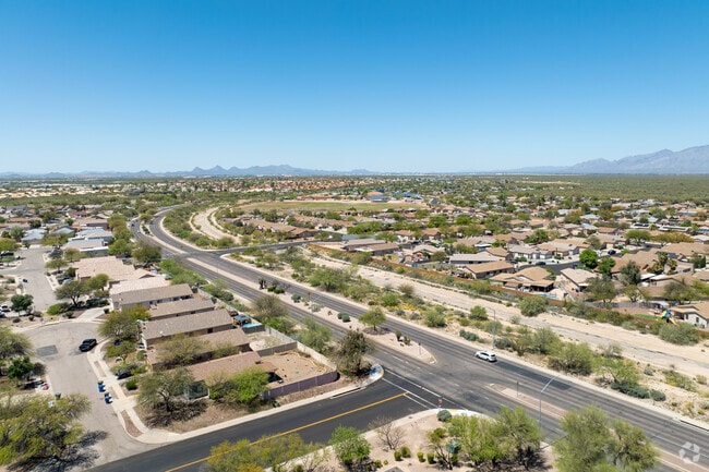 Rita Ranch is defined by Rita Road, which splits the community in half.