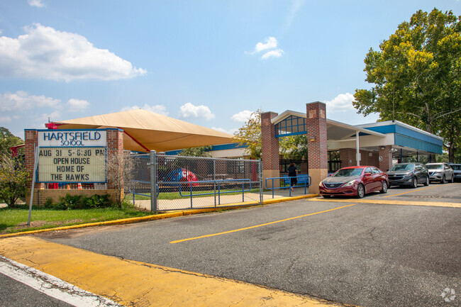 Frank Hartsfield Elementary serves the Old Saint Augustine community .
