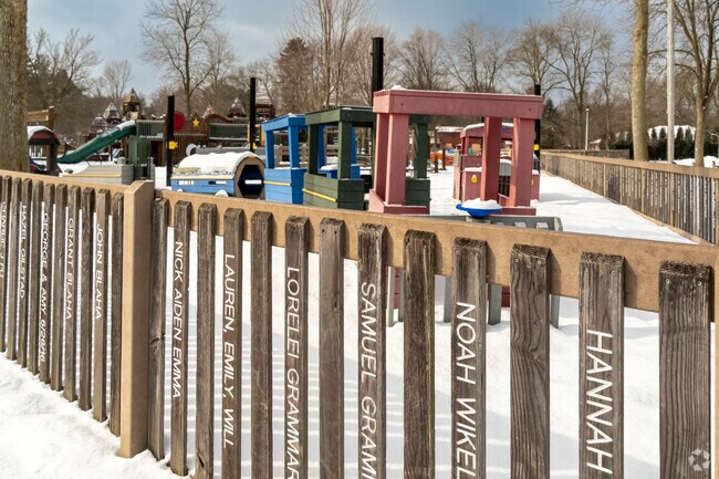 Your kids will love the playground at Plymouth Park in Midland.