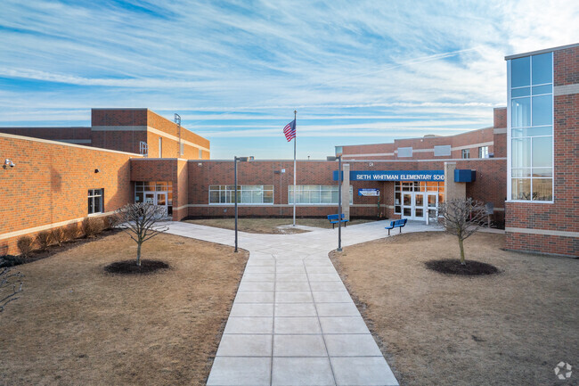 Seth Whitman School serves grades PK and K-5 with a student teacher ratio of 13-1.