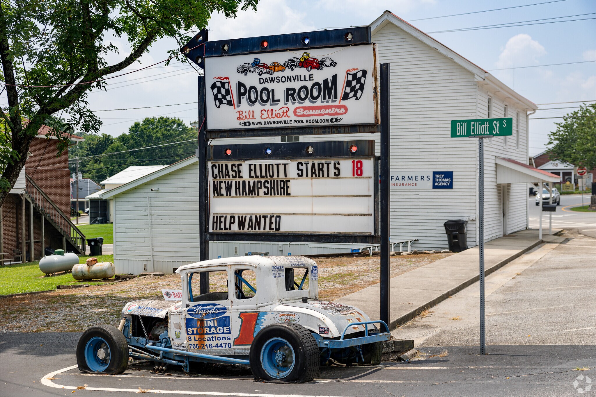 Dawson County has a racy history, some legendary NASCAR drivers, such as Bill Elliott.