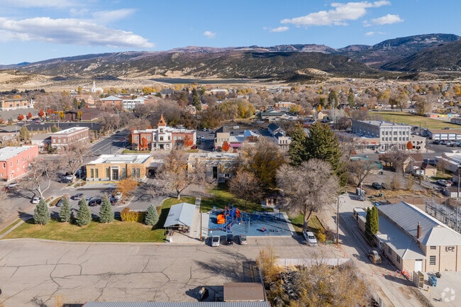 Downtown Ephraim includes local shops and historic buildings.